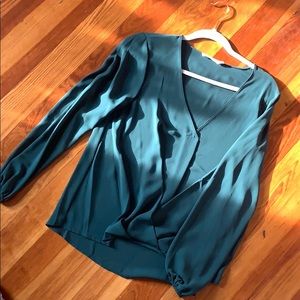 Lush Twist Front Blouse